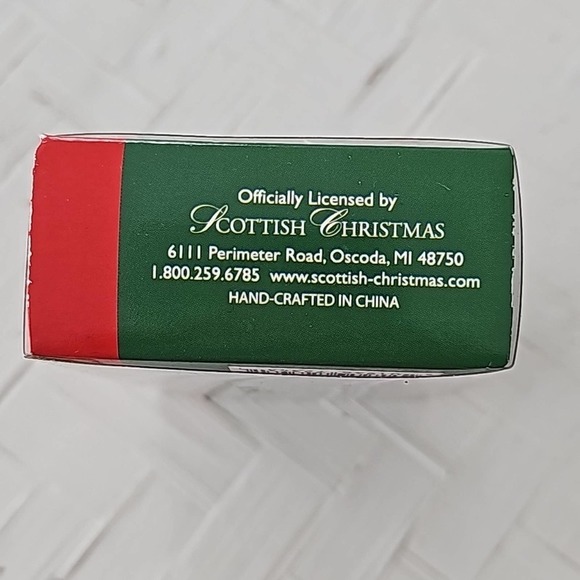 NFL Scottish Christmas New England Patriots Crystal Snowman Hand-Crafted 2.75" T - Picture 2 of 6